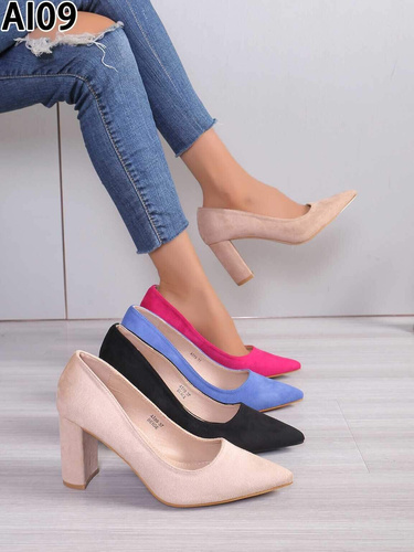 Czółenka damskie AI09.BLACK  (36/41,12par)