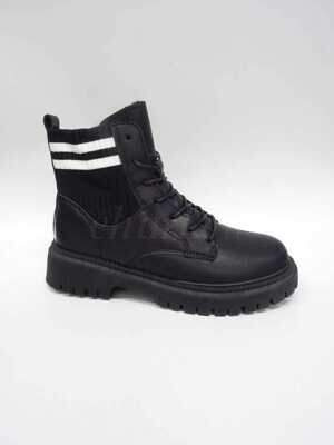 Botki damskie 7AE8203-1.BLACK Ocieplane (36/41,12par)