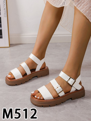 Sandały damskie M512.WHITE (36/41,12par)