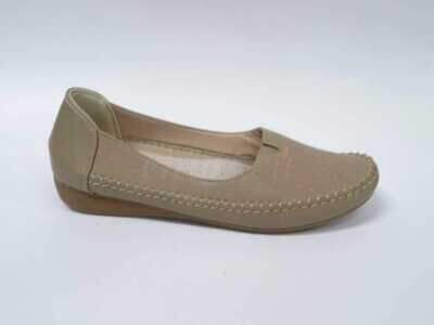 Balerinki damskie 7AS2201-5.KHAKI (36/41,12par)