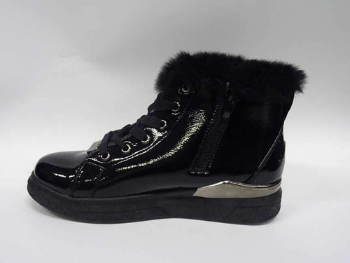 Botki damskie ocieplane 7A3700-10.BLACK (36/41,12par)