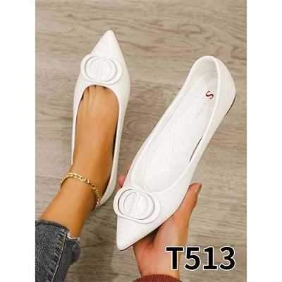 Balerinki damskie 7AT513.WHITE (36/41,12par)