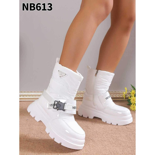 Botki damskie  7ANB613.WHITE  (36/41,12par)