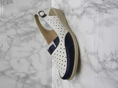 Sandały damskie 7AJ33-1.WHITE/BLUE (36/41,12par)