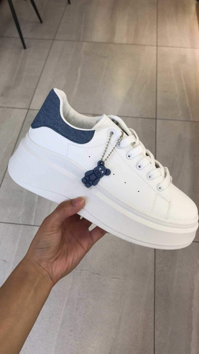 Buty sportowe damskie 7AMIS200.WHITE/BLUE (36/41,12par)