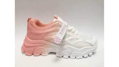 Buty sportowe damskie 7ASX02.WHITE/PINK (36/41,12par)
