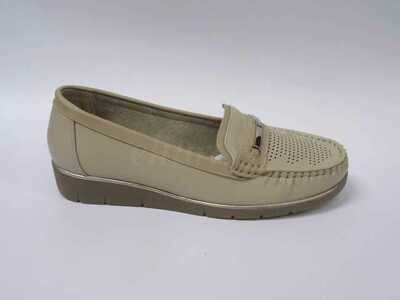 Mokasyny damskie 7A61718-2.BEIGE (36/41,12par)
