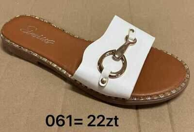 Klapki damskie 7A061.WHITE (36/41,12par)