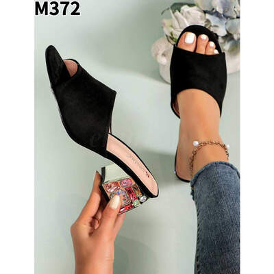 Klapki damskie  7AM372.BLACK  (36/41,12par)