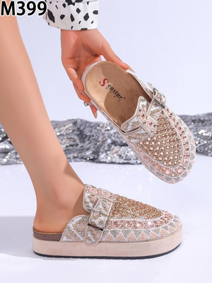 Klapki damskie  7AM399.BEIGE (36/41,12par)