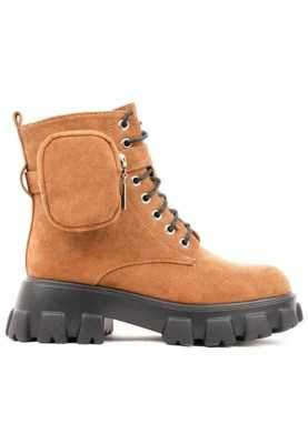 Botki damskie RM12-21.KHAKI Ocieplane (36/40,8par)