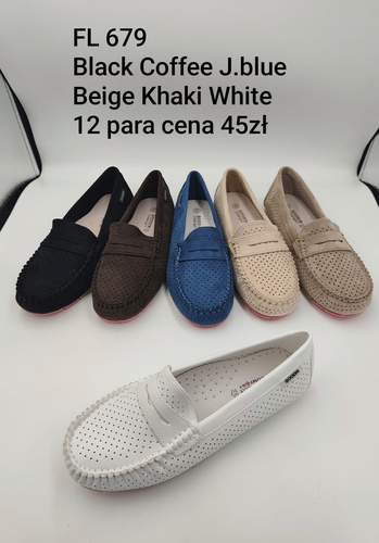 Półbuty damskie 7AFL679.KOLORDOWYBORU  (36/41,12par)