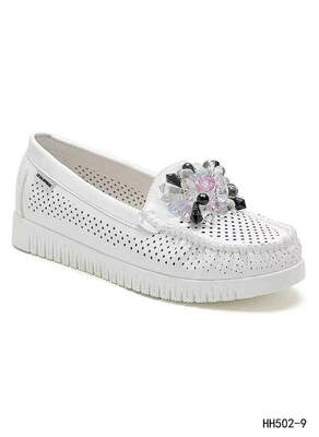 Balerinki damskie 7AHH502-9.WHITE  (36/41,12par)