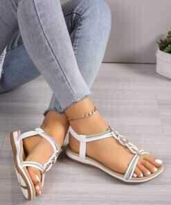 Sandały damskie   7ABG148.WHITE (36/41,12par)