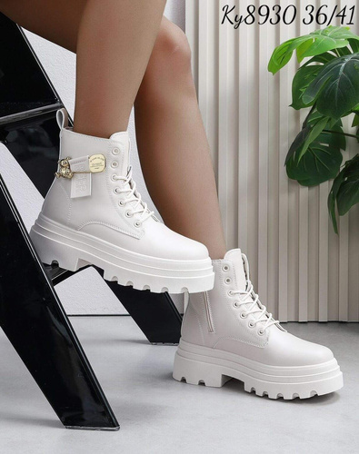 Botki damskie ocieplane  7A8930.BEIGE (36/41,12par)