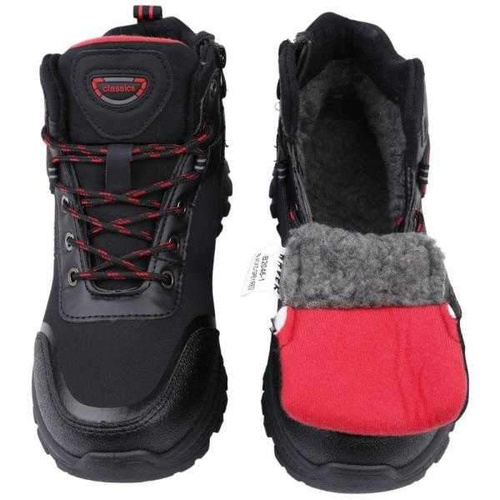 Trzewiki damskie B2046-1.BLACK/RED (36/41,8par)