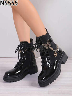 Botki damskie ocieplane 7ANS555.BLACK (36/41,12par)