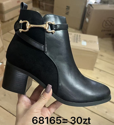 Botki damskie 68165.BLACK (36/41,12par)