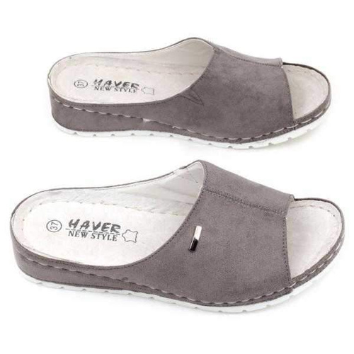 Klapki damskie DE940A-5.GREY (36/41,12par)