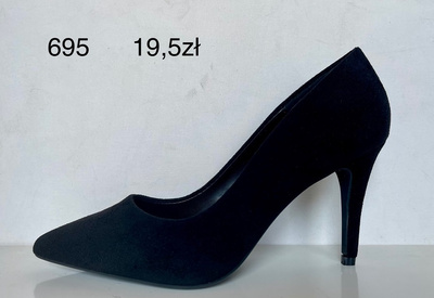 Szpilki damskie 695.BLACK (36/41,12par)