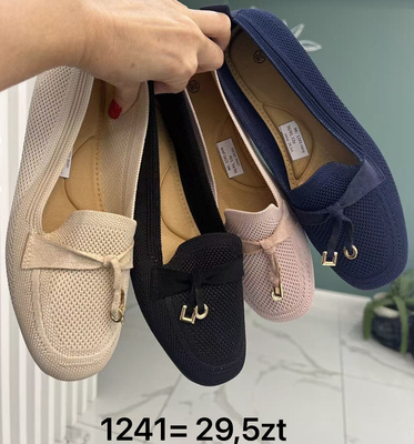 Balerinki damskie 1241.KOLORDOWYBORU (36/41,12par)