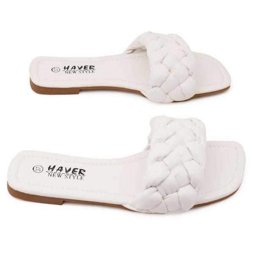 Klapki damskie DH20-3.WHITE (36/41,12par)