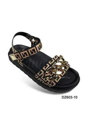 Sandały damskie DZ603-10.CAMEL (36/41,12par)