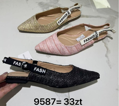 Klapki damskie 9587.KOLORDOWYBORU (36/41,12par)