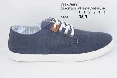 Trampki męskie 9A0917.NAVY (41/46,8par)