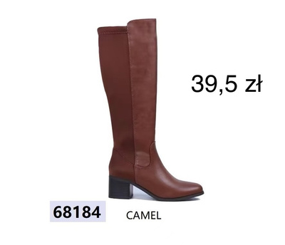 Kozaki damskie 68184.BROWN (36/41,12par)