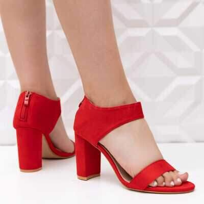 Sandały damskie 7AL3398.RED (36/40,12par)