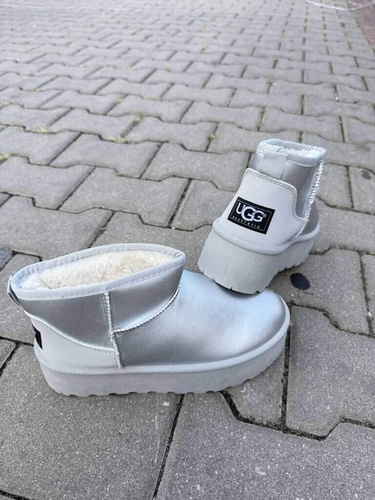 Botki damskie UG33-15.SILVER (36/41,12par)
