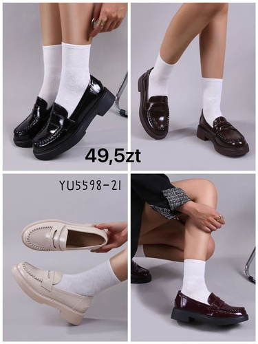 Półbuty damskie YU5598-21.KOLORDOWYBORU (36/41,12par)