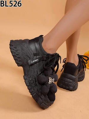 Buty sportowe damskie   7ABL526.BLACK   (36/41,12par)