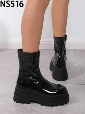 Botki damskie 7ANS516.BLACK Ocieplany (36/41,12par)