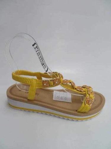 Sandały damskie 7AG5003-06.YELLOW (36/41,12par)