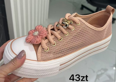 Trampki damskie BJ723.PINK (36/41,12par)