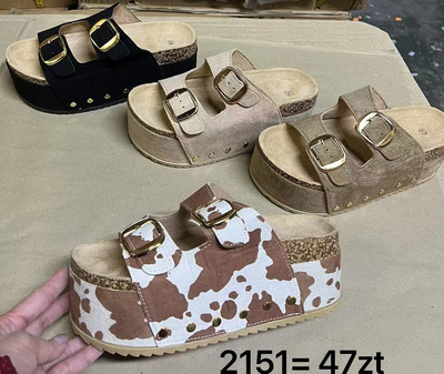 Klapki damskie 2151.KOLORDOWYBORU (36/41,12par)