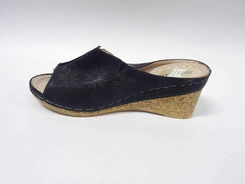 Klapki damskie 7AC9909-1.BLACK (36/41,12par)