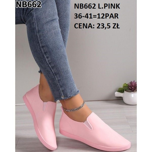Trampki damskie 7ANB662.PINK (36/41,12par)