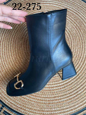 Botki damskie   7A22-275.BLACK   (36/41,12par)