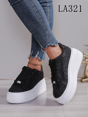 Buty sportowe damskie LA321.BLACK (36/41,12par)