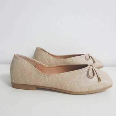 Balerinki damskie 7ATL220-63.KHAKI (36/41,12par)