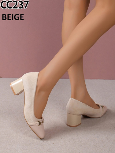 Czółenka damskie CC237.BEIGE (36/41 12par)