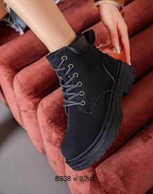 Trzewiki damskie 7A8938.BLACK (36/41,12par)