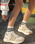 Buty sportowe damskie BL539.BEIGE (36/41,12par)