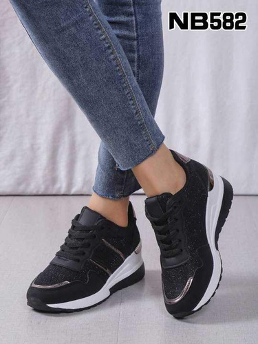 Buty sportowe damskie 7ANB582.BLACK (36/41,12par)