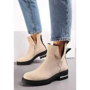 Botki damskie  nieocieplane SP250.BEIGE (36/41,12par)