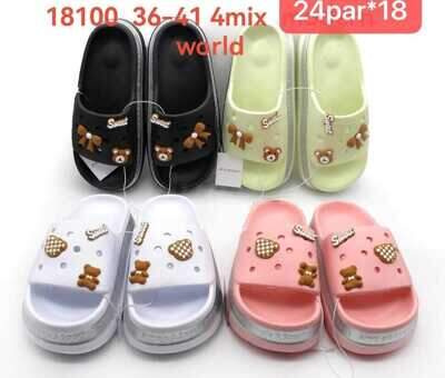 Klapki damskie 7A18100.MIX (36/41,24par)