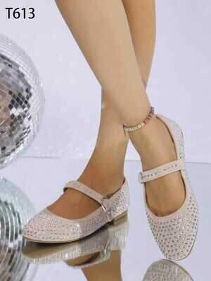 Balerinki damskie 7AT613.BEIGE (36/41,12par)